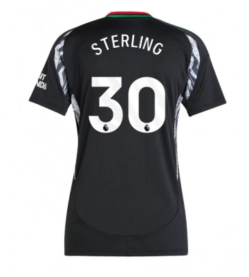 Arsenal Raheem Sterling #30 Replika Udebanetrøje Dame 2024-25 Kortærmet